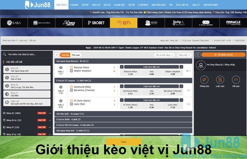 Giới thiệu kèo việt vị Jun88