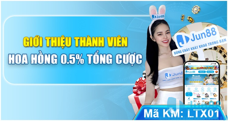 Khuyến mãi dành cho người giới thiệu Jun88